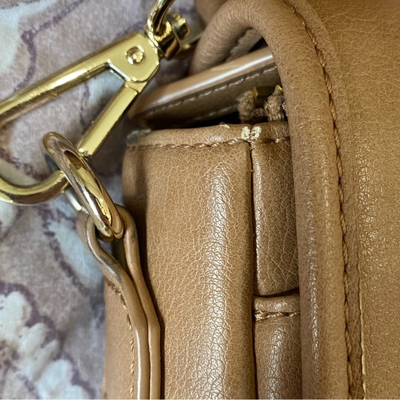 MĀEDN | Camel Everyday Crossbody Leather Purse & Card Wallet | VGUC | One Size - Picture 12 of 12